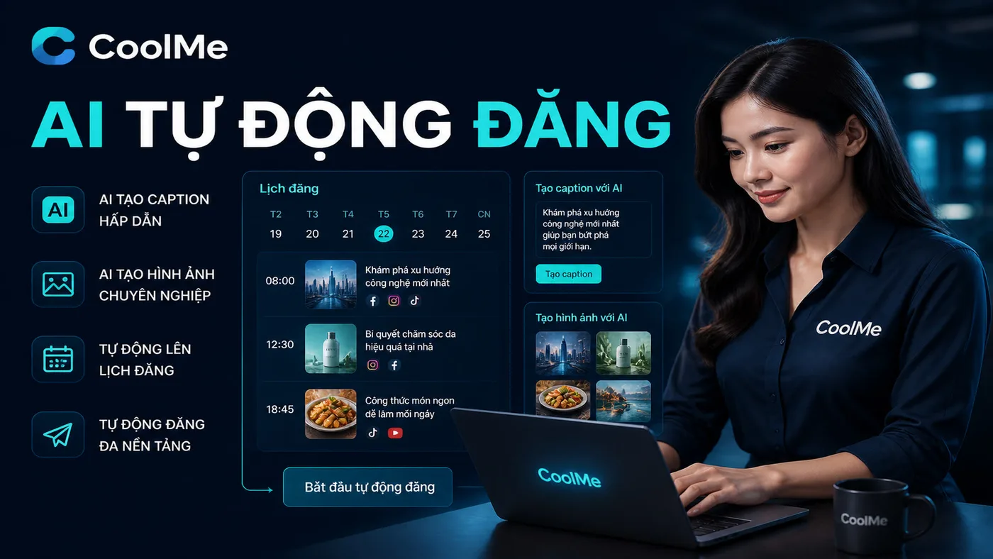 AI Tự Động Đăng Bài: Gen Caption + Ảnh/Video Rồi Schedule AI Tự Động Đăng Bài 2026 | Caption + Ảnh Rồi Lịch