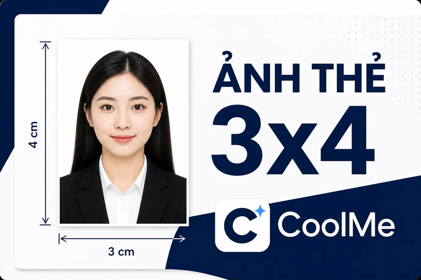 Ảnh Thẻ 3x4: Kích Thước, Pixel, Nền và Cách Tạo Online Ảnh Thẻ 3x4 Chuẩn cm & Pixel | CoolMe