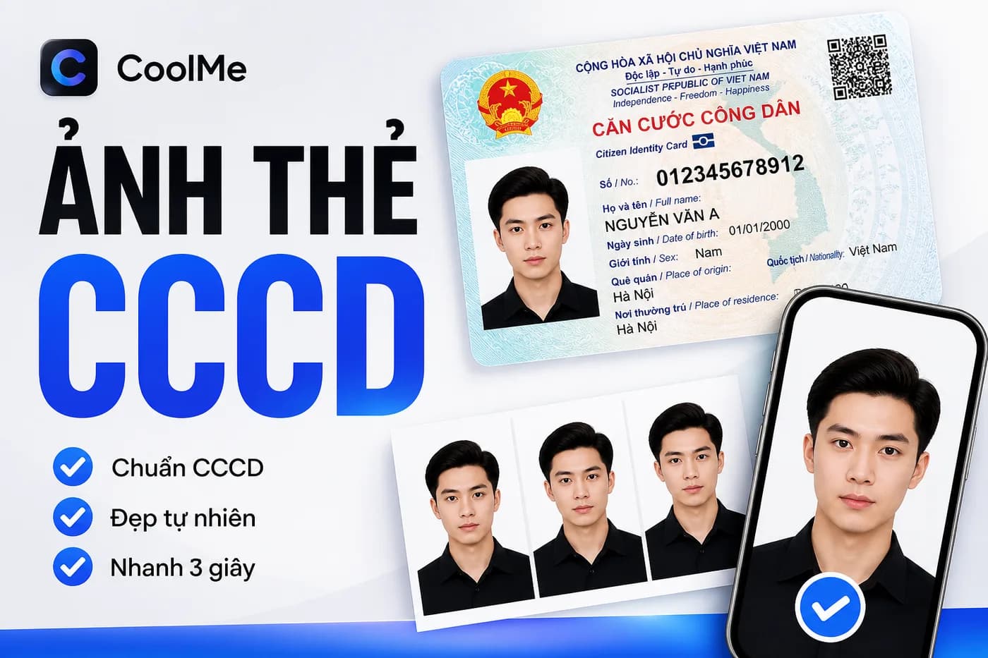 Ảnh Thẻ CCCD / Căn Cước: Tránh Bị Yêu Cầu Chụp Lại Ảnh Thẻ CCCD Chuẩn | Không Bị Chụp Lại