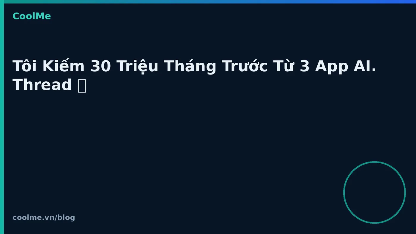 Ba app AI dùng để hỗ trợ thu nhập: trải nghiệm thực tế Ba app AI dùng để hỗ trợ thu nhập: trải nghiệm thực tế