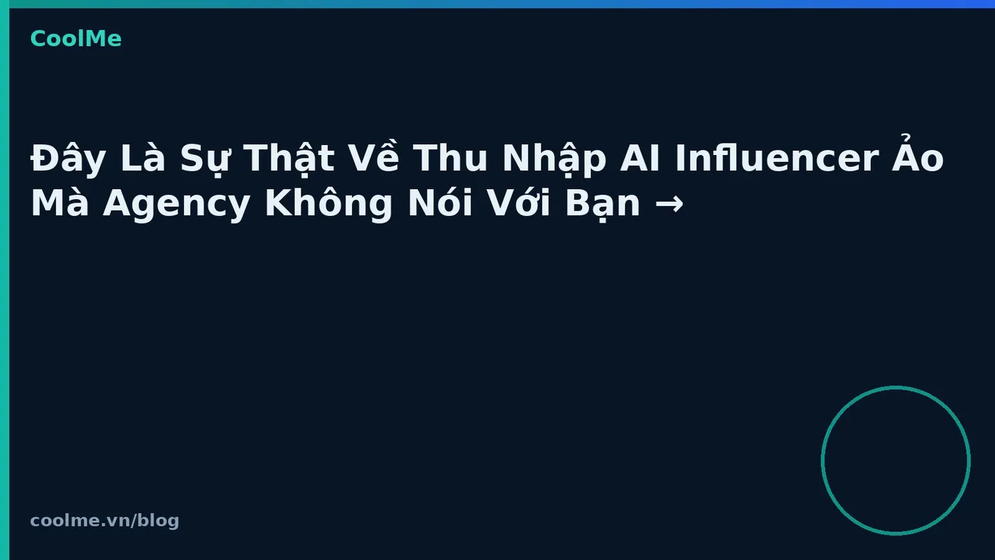 Thu nhập AI influencer ảo: cách tính và yếu tố ảnh hưởng Thu nhập AI influencer ảo: cách tính và yếu tố ảnh hưởng