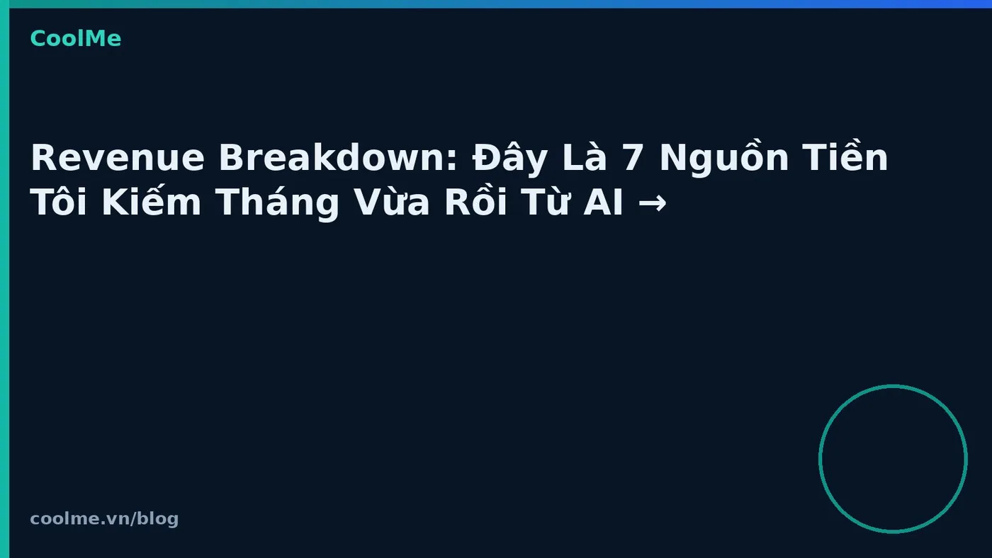 Bảy nguồn thu từ AI: cách phân bổ và theo dõi Bảy nguồn thu từ AI: cách phân bổ và theo dõi