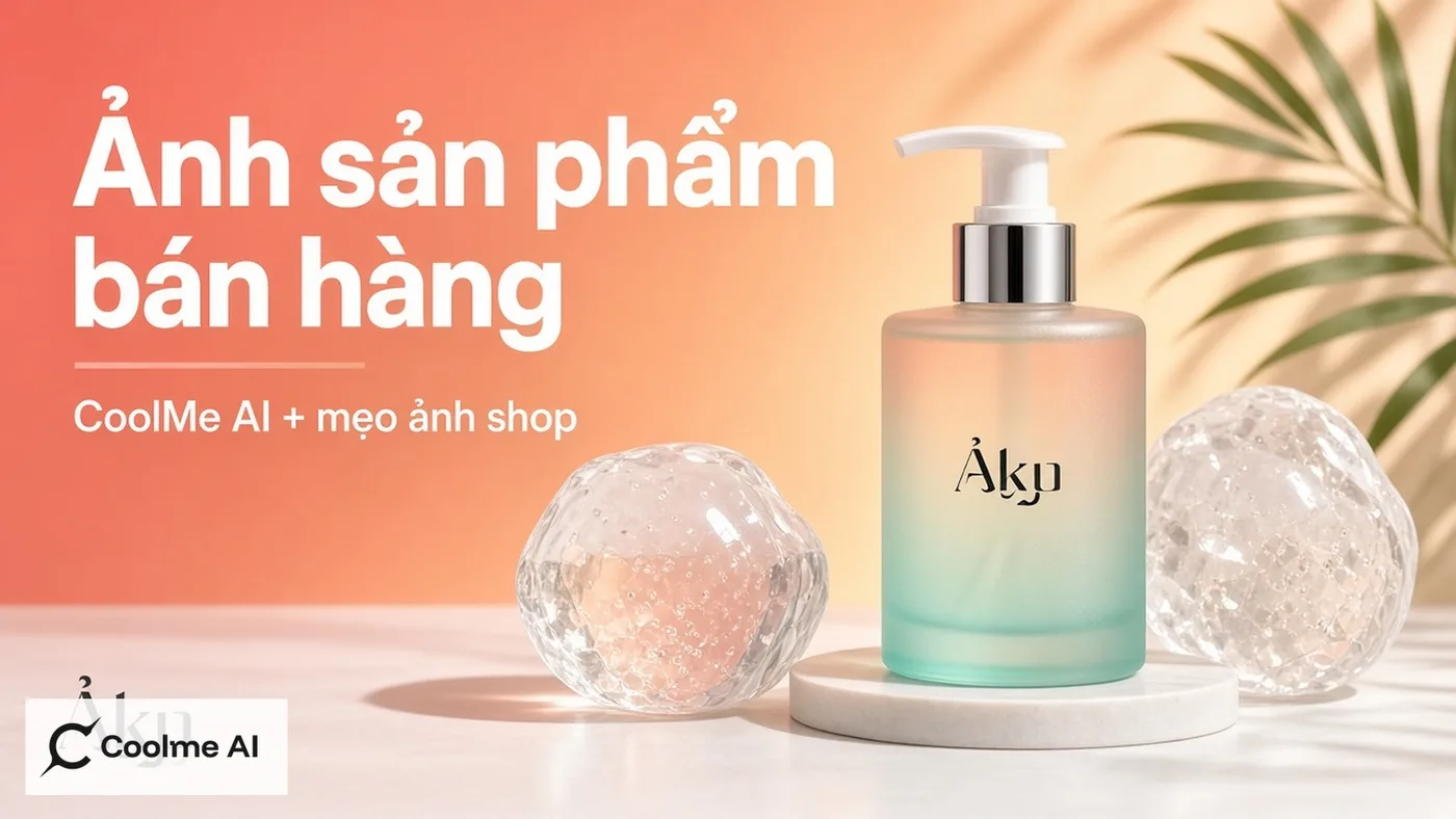 Top app chỉnh ảnh sản phẩm bán hàng: CoolMe AI hỗ trợ shop Top app chỉnh ảnh sản phẩm 2026: CoolMe AI hỗ trợ