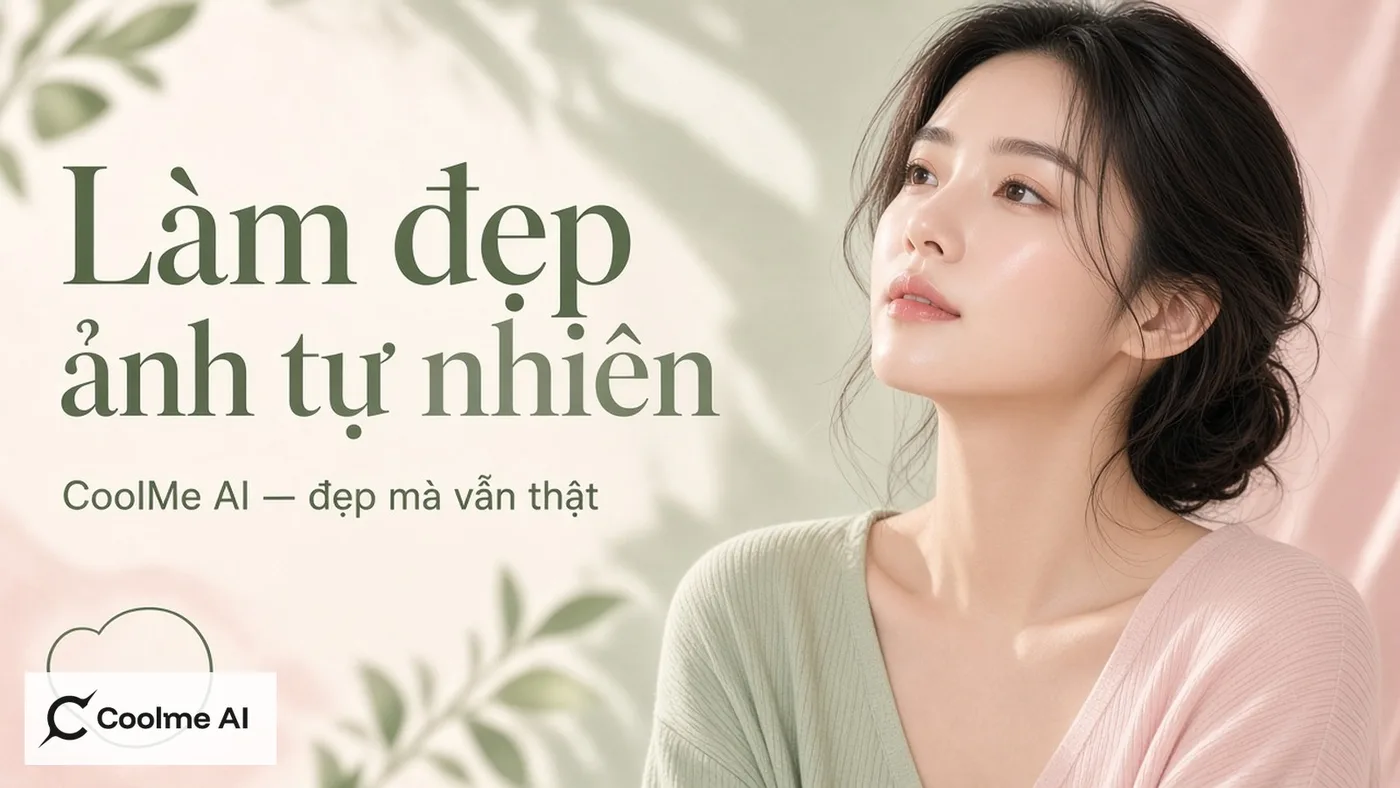 Top app làm đẹp ảnh tự nhiên: CoolMe AI và mẹo chỉnh nhẹ Top app làm đẹp ảnh tự nhiên 2026: CoolMe AI #1