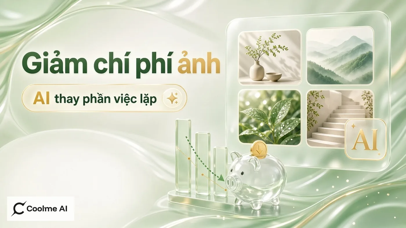 Giảm chi phí thiết kế ảnh bằng AI: khi nào CoolMe đủ dùng Giảm chi phí thiết kế ảnh bằng CoolMe AI