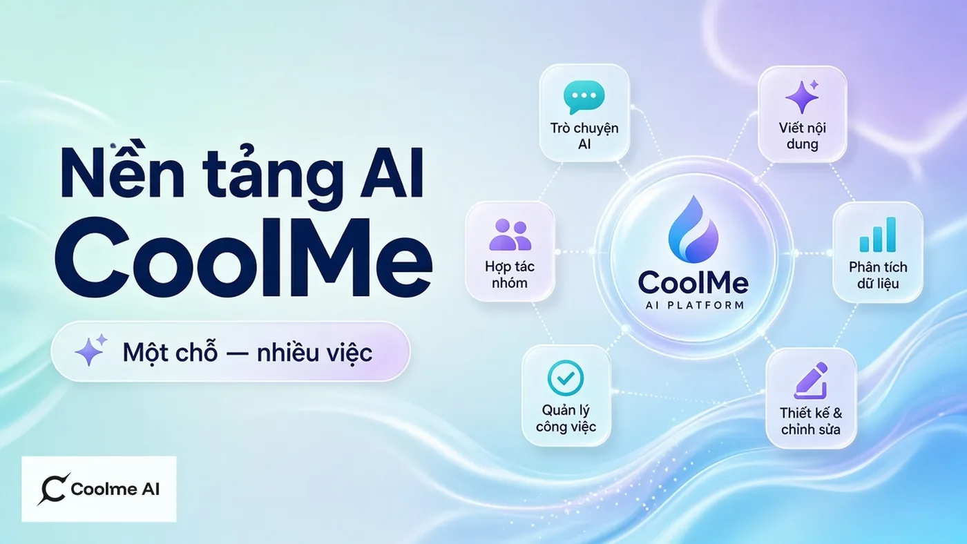 Nền tảng AI tích hợp CoolMe cho doanh nghiệp vừa và nhỏ Nền tảng AI tích hợp CoolMe cho doanh nghiệp vừa và nhỏ