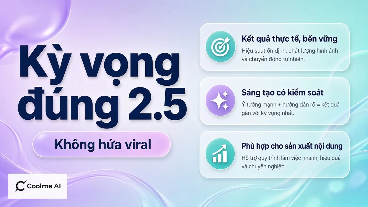 Kỳ vọng đúng về Seedance 2.5: công cụ clip, không hứa viral Kỳ vọng đúng về Seedance 2.5: công cụ clip, không hứa viral