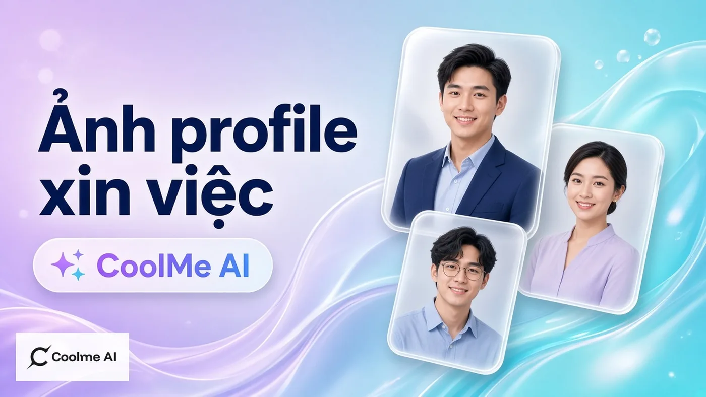 Ảnh profile bằng AI cho hồ sơ xin việc: rõ mặt, nền gọn với CoolMe Ảnh profile bằng AI cho hồ sơ xin việc: rõ mặt, nền gọn