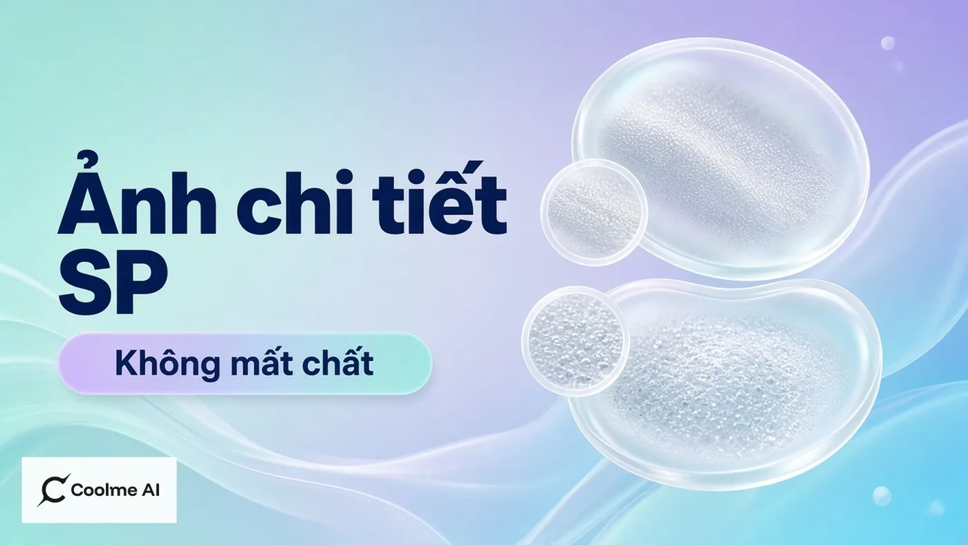 Ảnh chi tiết sản phẩm bằng AI mà không làm mất chất liệu thật Ảnh chi tiết sản phẩm bằng AI mà không làm mất chất liệu thật