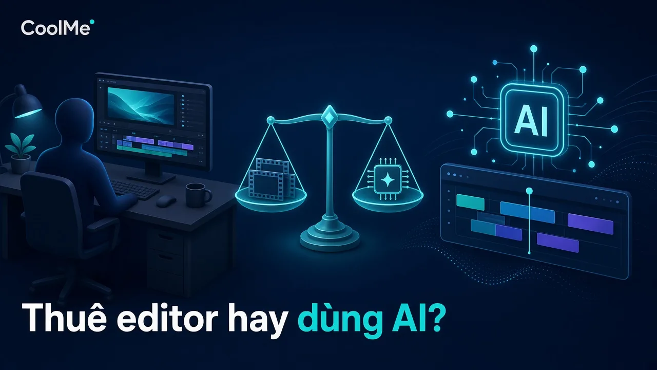 Thuê editor hay dùng AI dựng video: so sánh chi phí, tốc độ và khâu duyệt cho doanh nghiệp Thuê editor hay dùng AI dựng video: so sánh cho doanh nghiệp