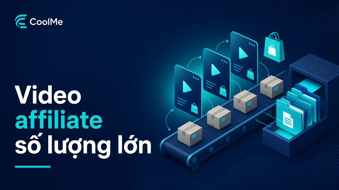 Cách làm video affiliate TikTok Shop số lượng lớn mà không ngồi cắt từng clip Làm video affiliate TikTok Shop số lượng lớn: quy trình