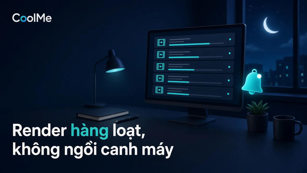 Cách render hàng loạt video trong Premiere mà không phải ngồi canh máy Render hàng loạt trong Premiere không phải ngồi canh máy