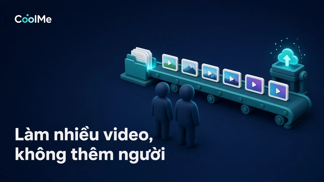 Cách sản xuất video marketing số lượng lớn mà không phải tuyển thêm người Sản xuất video marketing số lượng lớn không cần tuyển thêm