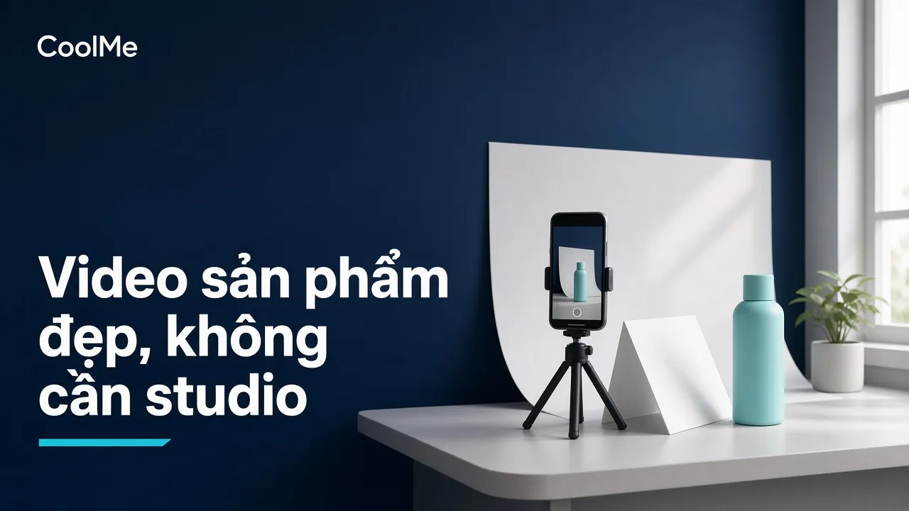Ảnh sản phẩm xấu: cách làm video review đẹp mà không thuê studio Làm video review sản phẩm đẹp không cần thuê studio