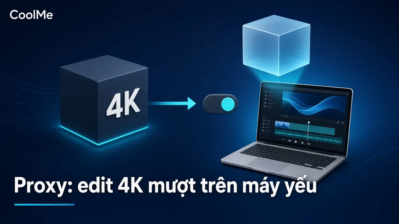 Cách dùng proxy trong Premiere khi máy yếu vẫn phải edit video 4K Cách dùng proxy trong Premiere để edit 4K trên máy yếu