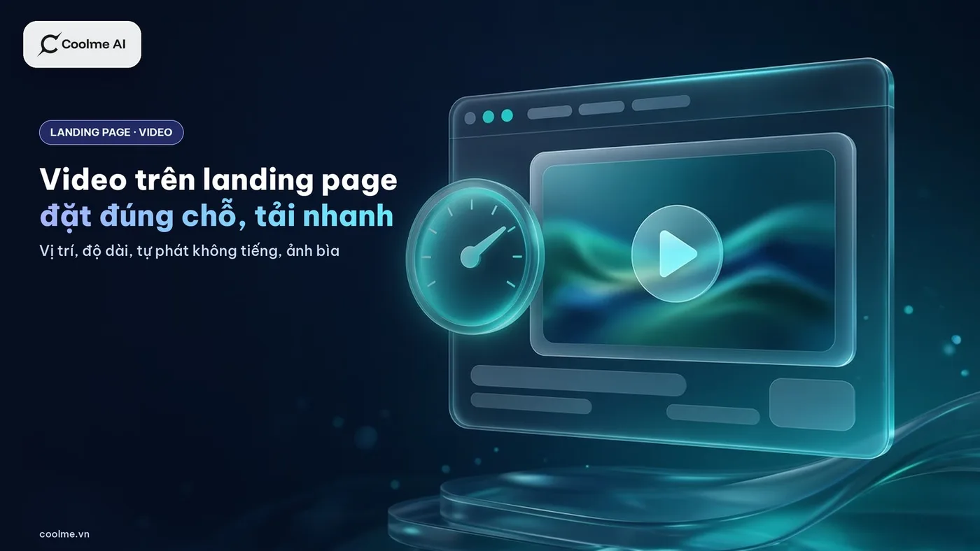 Video trên landing page: đặt ở đâu, dài bao lâu và cách nhúng để không làm chậm trang Video landing page: đặt ở đâu, dài bao lâu, nhúng thế nào