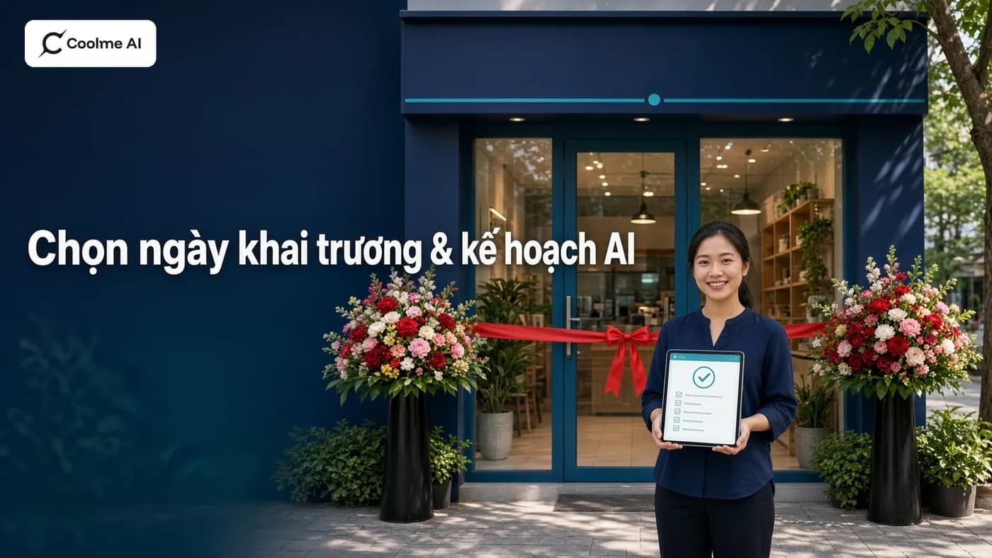 Chọn ngày khai trương, ra mắt sản phẩm và lập kế hoạch truyền thông bằng AI Chọn ngày khai trương và lập kế hoạch ra mắt bằng AI