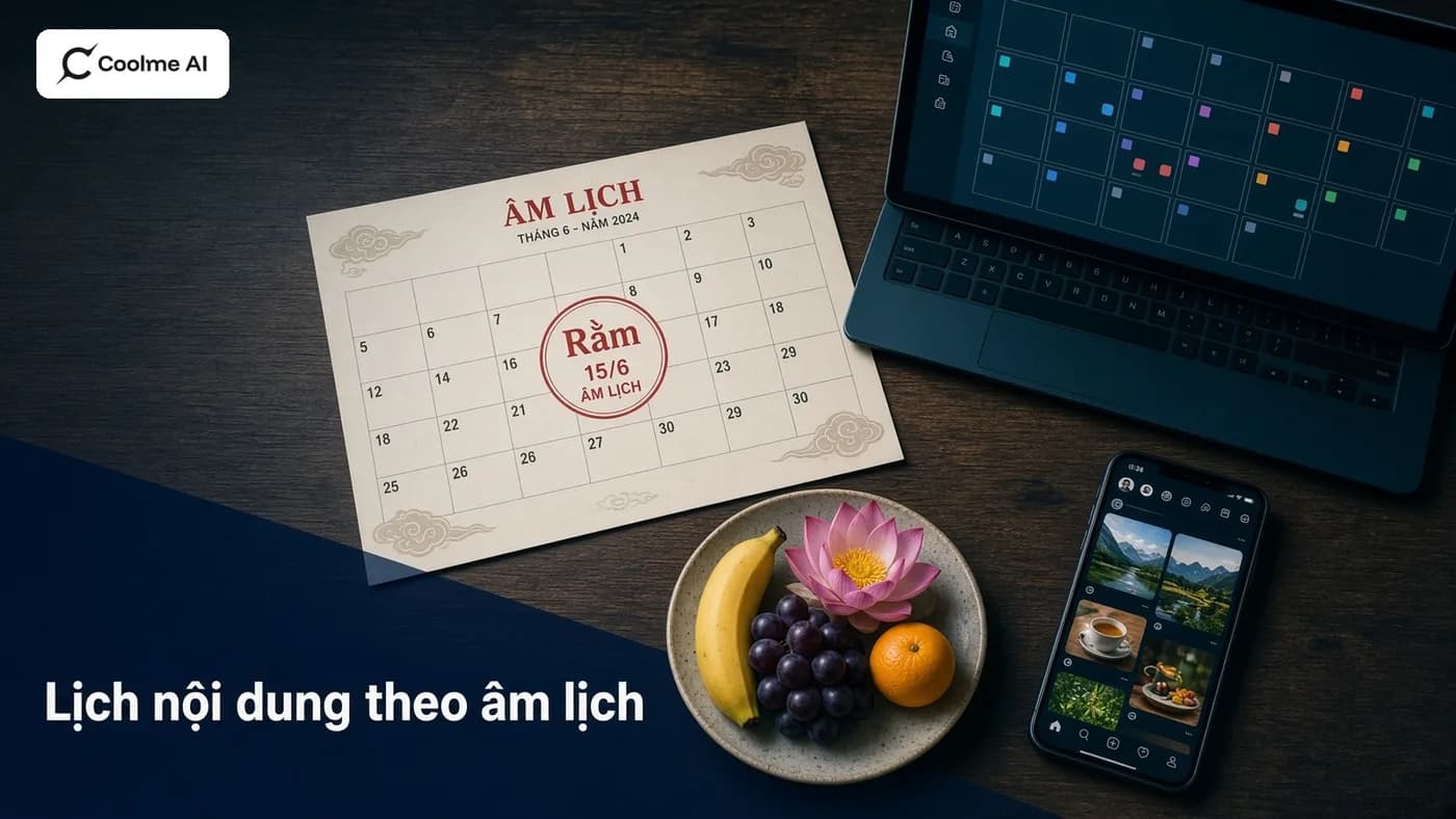 Lên lịch nội dung theo âm lịch cho shop online bằng AI Lịch nội dung theo âm lịch cho shop online, làm bằng AI