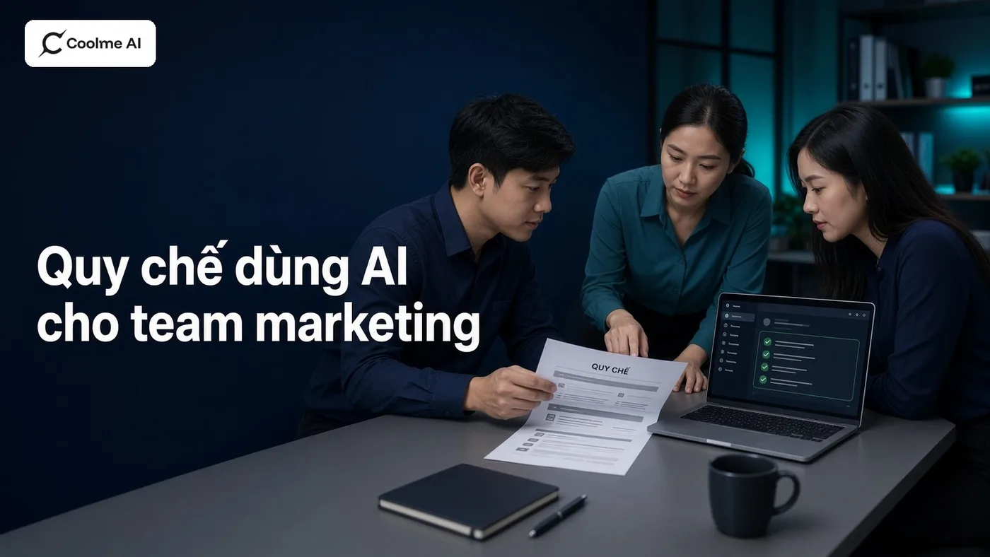 Quy chế dùng AI trong team marketing: 6 điều nên thống nhất trước khi cả nhóm cùng dùng Quy chế dùng AI trong team marketing: 6 điều cần có